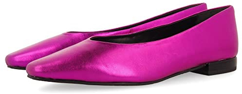 GIOSEPPO Bailarinas Color Fucsia con Punta Fina para Mujer hamre