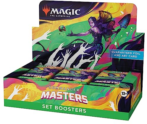 Magic: The Gathering Commander Masters Set Booster Box, 24 Packs (360 Magic Cards - Englische Version)