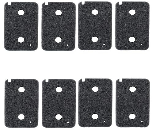 Pack of 8 Filter Replacement for Beko Elektra Grundig 2964840100, Dryer Filter, Foam Filter, Sponge Filter, Filter Mat for Tumble Dryers, Heat Pump Dryers, 240 x 151 x 10 mm