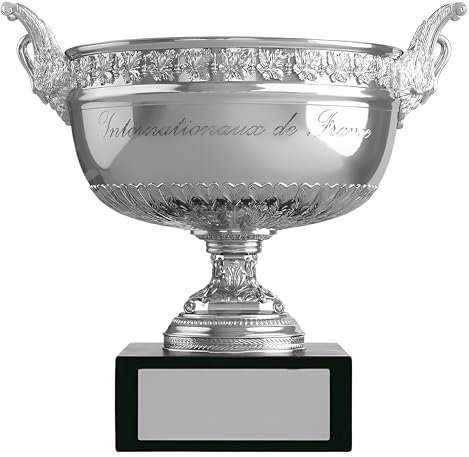 MIAOWR Replik Der Trophäe Der French Open Der Herren Souvenirs An Tennismeister Sammlerstücke Für Fans Dekorationen Für Den Schreibtisch Im Homeoffice