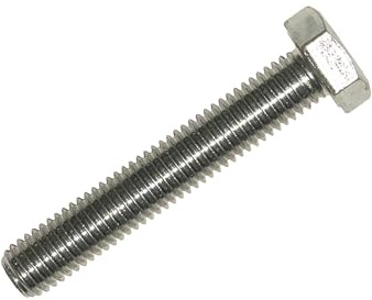 METALMATE Lot de 25 vis haute résistance ZP M16 x 150 mm