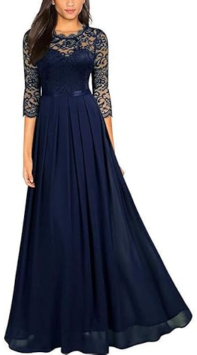 Abiti da Cerimonia Abito Cerimonia Donna Vestito Sposa Prom Dress Long Matrimonio Allattamento Elegante Lungo Vestiti Madre Monospalla Boho Chic 4XL Stile Impero Sera Curvy Tulle Modelli Lunghi