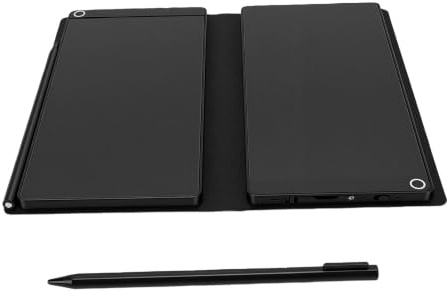 Tangxi Tablette D'écriture LCD pour Adultes, Bloc-Notes électronique Réutilisable Effaçable à Double écran de 6,5 Pouces, pour Notes de Réunion de Bureau Scolaire, Listes de Courses