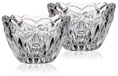 2er Set Schale Dessertschale Konfektschale Gianna Transparent D 9 cm Kristall