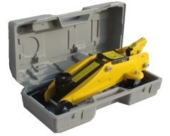 Cric/Sollevatore/Martinetto idraulico a carrello 2T/2000Kg con valigetta