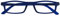 The Reading Glasses Company Gafas De Lectura Matt Azul Marino Ligero Lectores Estilo Diseñador Hombres Mujeres Bisagras Resorte R17-3 +2,50 50 g