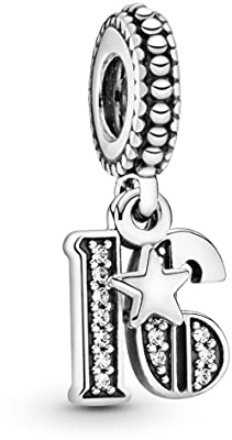 PANDORA Icons Pendente in argento con zirconia cubica trasparente