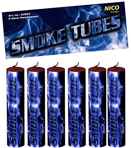 nico 6X Smoke Tube Rauchfackeln Rauchbomben Rauchgenerator Raucherzeuger Rauchtopf