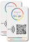 Reusable QR & NFC Tap Review Sticker Pack - 2 Stickers - Boost Reviews - Set Up at Home | by MESSAGENES