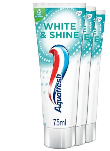 Aquafresh White & Shine tandkräm tandkräm ekonomipack 3 x 75 ml