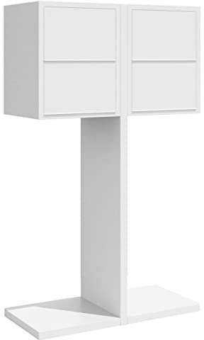 Briefkastenanlage, Design Briefkasten Hermes Double for Four in Weiß - Bravios