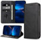 DENDICO Case for iPhone XR, Classic PU Leather Magnetic Wallet Case, Flip Folio Protective Phone Cover Compatible with iPhone XR, Black