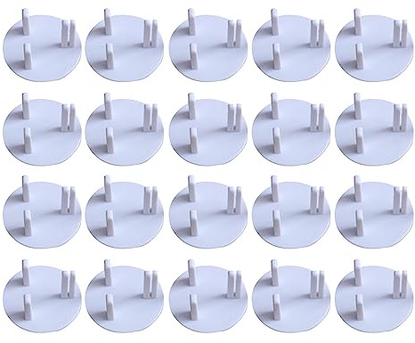 Packung Mit 20 Stück UK Steckdosen Sicherheitsabdeckungen Steckdose Steckdosen Stecker Protektoren Kappe Kindersicherung Kindersicherung Steckdosenstecker
