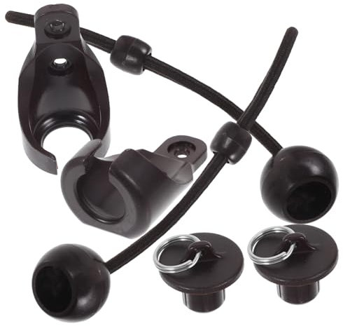 Hemobllo Gardinen Bungee Seil Und Halterung Aus Elastischem Gummi Winddichte Rollohalterung Für Innenjalousien Reparaturset Mit Stoppern Braun