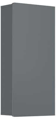 Vicco Badschrank Grau Izan 37x77x16 cm - hängender Badezimmerschrank, Zusätzlicher Stauraum für Handtücher, Pflegeprodukte & Deko