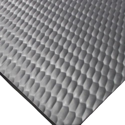 Horse Stable EVA Floor Mats - Cushioned - 24mm thick - 6ft / 183cm x 4ft / 122cm - Raised coin pattern underside for drainage (6 Mats)