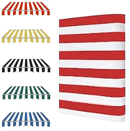 Roter Polyester-Sonnenschutz für 2,4 x 3,4 m einziehbare Markise, Sonnenschutz, Baldachin, Stoff