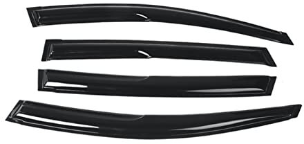 Toldos Ventilación Protector Para Toyota Para Rav4 2006-2022 Visera Negra Ventana Lateral Coche Rejilla Ventilación Protección Contra La Lluvia Visera Puerta Cubierta Embellecedora 1 Juego(2013-2018)