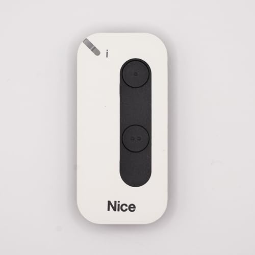 Télécommande Nice MyGO2BD pour portails et porte de garage – 2 Canaux - IP30 - Fréquence : 433,92 MHz - Codage : Bidirectionnelle BD & O-Code - Compatible Récepteurs OXIBD, OXI, OX2, FLOX2R, FLOXI2R