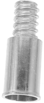 JEWEDECO Threaded Tip Repair Kit Aluminum Alloy Threaded End Pole Adapter for Mop Broom Handle