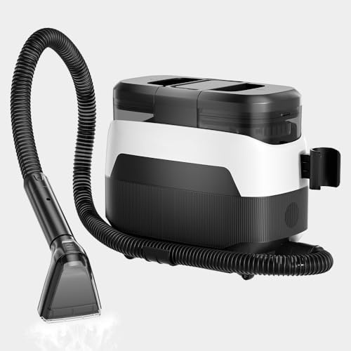Sealong Dampfreiniger, Nasssauger mit 1250ML Wassertank, Waschsauger Teppichreiniger mit Hochtemperaturdampf für Teppich, Sofa, Vorhänge, Polster, Autositz, 12 kPa