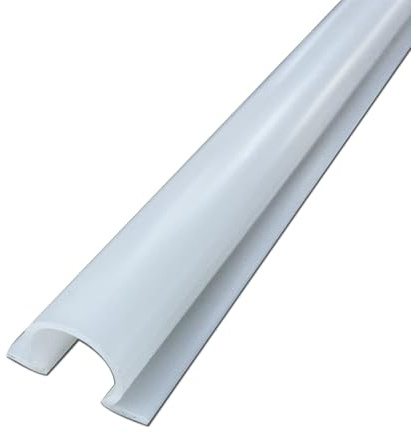 JLLEIZYZ Goulotte Caches Cable, Cache Fil TV Mural, Fabriqué en PVC avec Bandes Adhésives au Dos, Adapté à la Maison/entrepôt/Usine/Bureau(100x3.1x2cm/39x1.2x0.8in)