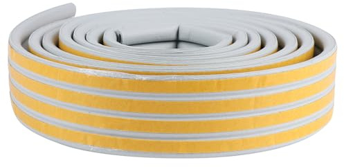TOBBOMEY 2 Rouleaux Bande D Étanchéité Auto-adhésive Epdm pour Portes et Fenêtres Isolation Phonique Résistance Aux Intempéries Calfeutrage pour Portes D Entrée et Coulissantes