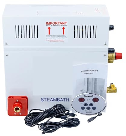 Generador de vapor for Sauna y Spa, 4,5 kW, ducha doméstica controlador Digital, máquina baño for sala SPA(4KW 220V)