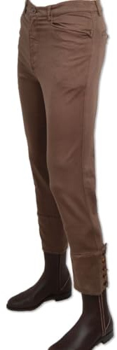 Los Nietos Pantalón Montero clásico para Adultos | Talla 44 | Color Marrón | Equipamiento para el Caballo | Producto de Guarnicionería para Hípica y Doma