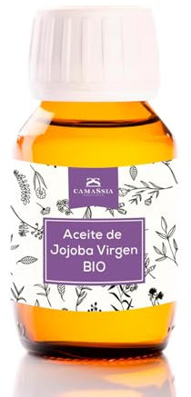 Camassia Aceite de Jojoba virgen BIO | Aceites vegetales | De primera presión en frío de agricultura ecológica | 50ml