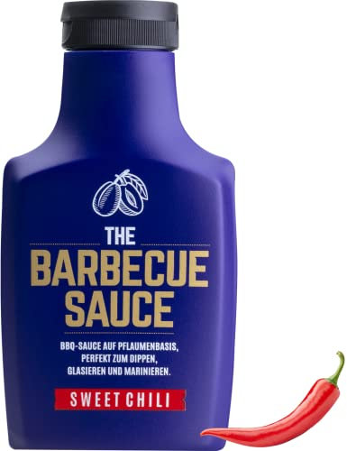 THE BARBECUE SAUCE SWEET CHILI | BBQ Sauce auf Pflaumenbasis | Fruchtig rauchige Grillsauce | World Champion BBQ Soße mit Chili | Perfekt als Dip, Glasur & Marinade | GELD-ZURÜCK GARANTIE | 390g