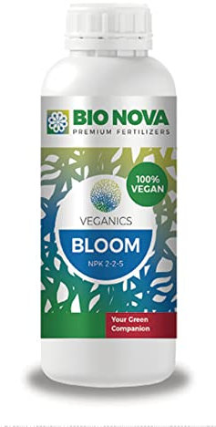 Additif/Engrais pour la floraison de Bio Nova Veganics Bloom (1L)