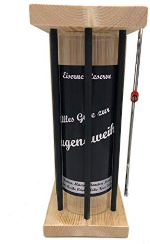 Jugendweihe Geldgeschenk - Eiserne Reserve Spardose Black XL Black Edition Säge Jugendweihe Geschenke Mädchen für Jungen Text: Alles Gute zur Jugendweihe