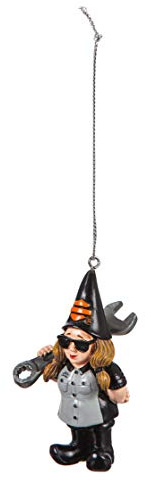 PRIME GNOME Ornament H-D Female Mechanic Mini Gartenzwerg Frau