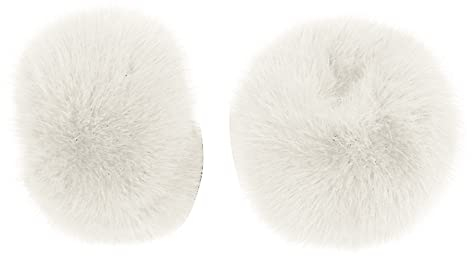 Damen Pulswärmer Fell Manschetten,Pelz Kunstfell Fellstulpen Warmers Handgelenk Handschuhe Plüsch Weiche Winter Arm Wärmer Manschette Wrist Band Ring Cuffs Flauschig Plüschmanschetten für Frauen