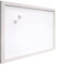 Raylu Paper - Tableau Blanc Magnétique Mural avec Cadre en Bois Blanc, Tableau Blanc Effaçable à Sec avec Deux Aimants pour Accrocher des Notes et des Photos (40 x 30 cm)