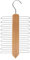 IPEA Elegante Portacravatte da Armadio in Legno con 20 Barre - Porta Cravatte dal Design Minimal - Gruccia Appendino da Guardaroba per Appendere Cinture, Sciarpe, Accessori - Gancio Girevole