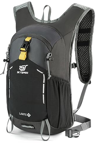 SKYSPER Wanderrucksack Herren 15L Rucksack Klein Tagesrucksack Trekkingrucksack für Camping Outdoor Travel Wandern