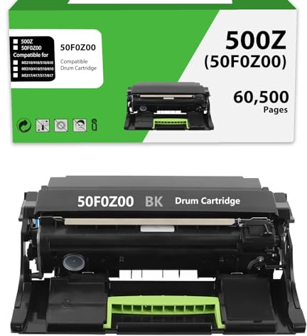 WEYNUONY 50F0Z00 Imaging Unit Compatible for Lexmark 50F0Z00 Imaging MS610dn 500Z 500ZG 50F0Z0G Drum Unit for MS310d MS310dn MX310dn MS410d MS410dn MX410de MS415DN MS510dn MX510de MX511dte Printer