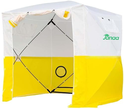 JAX3 Professionellt arbetstält | Pop Up | 6,2 x 6,2 x 7 fot | Omedelbar snabb och enkel verktygsfri installation | Vattentät UV50+ | Skivning, kommersiellt tält, fiberoptik för tung användning