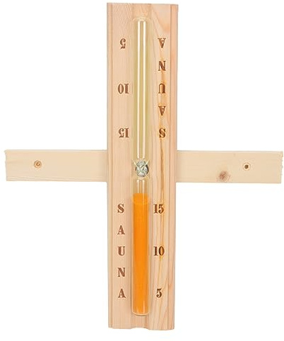 Hoement 1stück Sauna Sanduhr Präziser Timer Für Sauna Spa Und Dampfbad Khaki Hitzebeständig Und Langlebig Für Entspannende Wellnessmomente