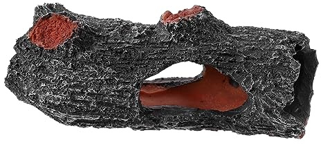 Milisten Tronc d'arbre Artificiel Souche D'aquarium Décoration Cachette pour Reptiles Et Poissons Naturel Léger Et Compact Accessoire Décoration Aquarium