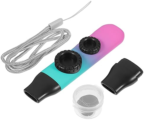 ARTSEWPLY Doppeltes Kazoo Musikinstrument aus Kunststoff für Kinder und Erwachsene Tragbar und Leicht Spielbar zur Musikalischen Früherziehung und Gitarrenbegleitung