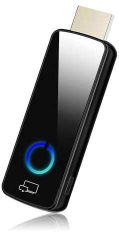 Tongtion Wireless Display Dongle Adapter 4K@30Hz HDMI Streaming Airplay,Miracast,DLNA,Google Cast 5GHz WiFi Plug & Play for Smartphone/PC/TV/Projector