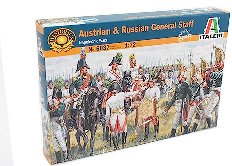 Italeri 6037 - Napoleonic Wars-Austrian & Russian General Staff Scala 1:72