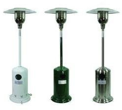 Syntesy CDF01560 - Estufa de gas con ruedas, color blanco, 190 x 40 x 40 cm