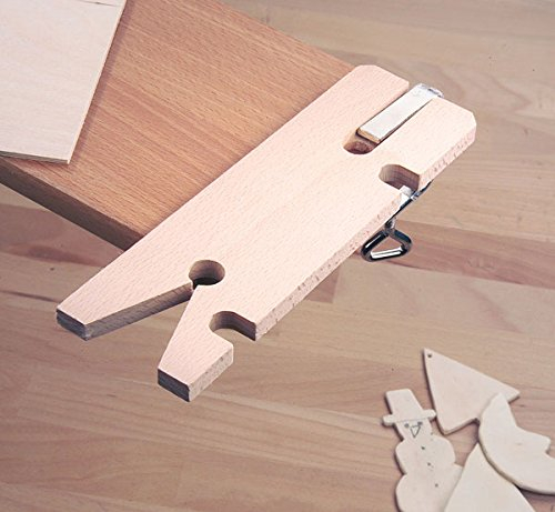 Pebaro Laubsägetischchen 210 mm mit Einspannhilfe und Tischzwinge