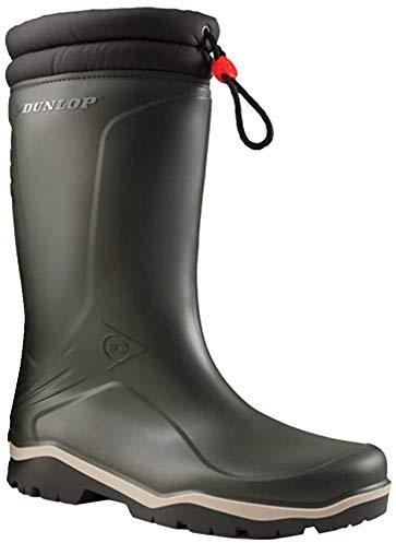 Dunlop Bottes Bottes thermiques Blizzard Bottes en caoutchouc d'hiver pour femmes et hommes, vert, 48 EU