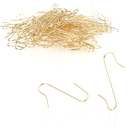 COM-FOUR® 150x Haken für Weihnachtsbaumschmuck - Schnellaufhänger Doppelhaken für Weihnachtsbaum-Deko - Christbaumkugel-Aufhänger, Baumhaken als Deko-Anhänger