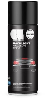 COSMOS LAC Spray Pintura Translucida Negro Focos N711 400 Ml